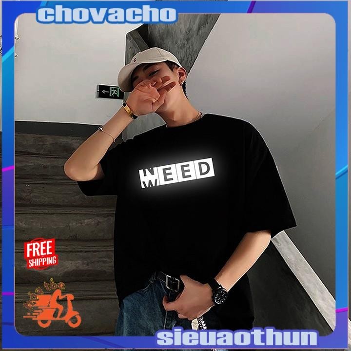 Áo thun Stee Cổ tròn Phản quang NEED ICVCVNI Unisex