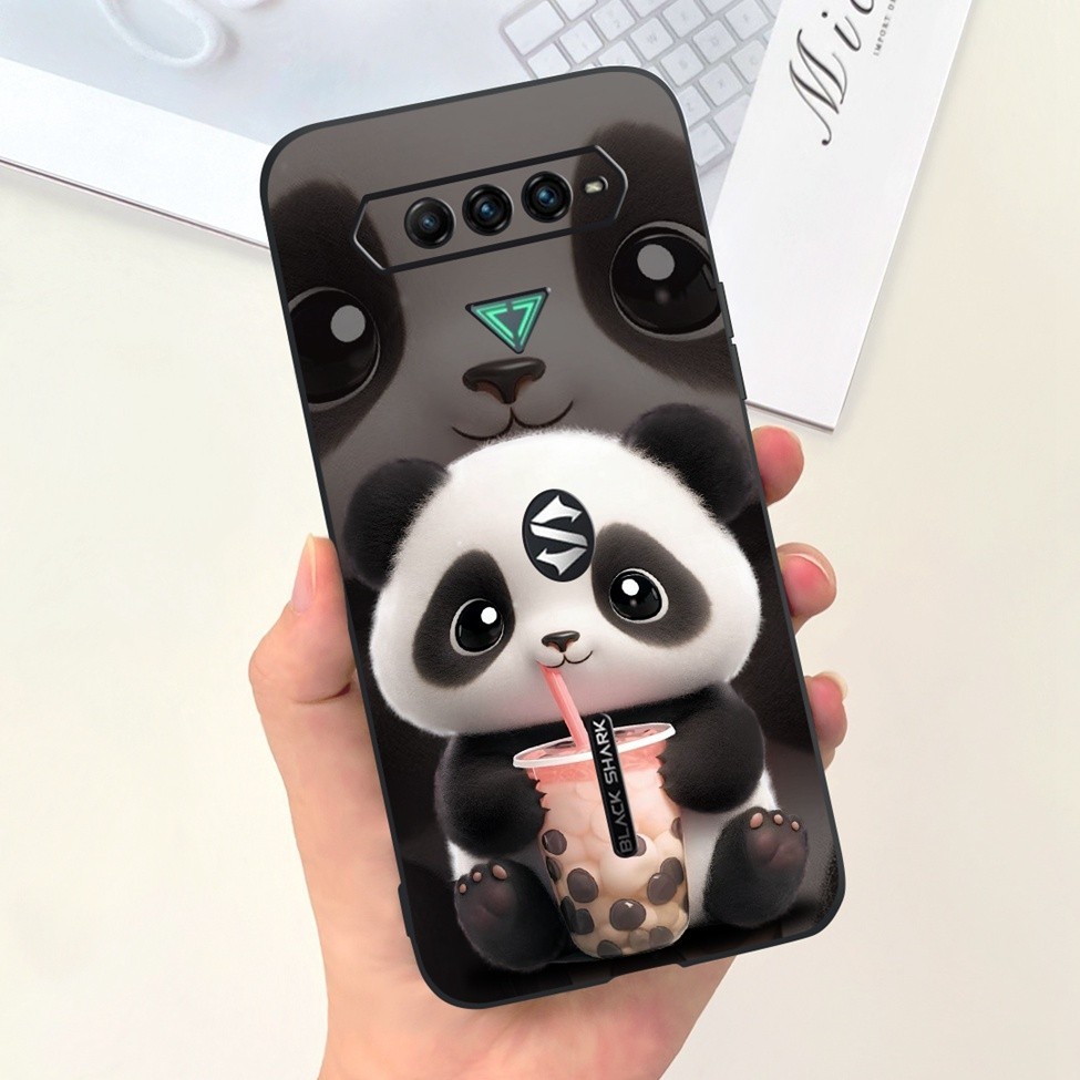 Ốp lưng Xiaomi Black Shark 4 4Pro Thẩm Mỹ Mèo Gấu Trúc Mềm Silicon Xiaomi Black Shark 4 Pro Ốp Lưng Điện Thoại 6.67 '' '