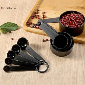 Gcdhome 5 Cái Sáng Tạo Dụng Cụ Đo Nhà Bếp Thìa Đo Muỗng Trà Đường Muỗng Bánh Nướng Bột Cốc Đo Thìa Nhà Bếp HOT