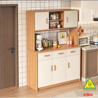 Tủ bếp gia đình gỗ MDF phong cách hiện đại 4TB06 - VĐ Smart Furrniture NỘI THẤT LẮP RÁP VIENDONGADV