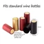 COCODECOVED 100 Chiếc Nắp Co Nhiệt Rượu, Tab Xé Miệng Thẳng Bọc Rượu, Bọc Co Nhiệt PVC Đen Đỏ Rượu Nắp Chai Rượu Vang Chai Miệng Thẳng