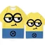 GC1 Despicable Me 4 Minions Vải Cosplay 3D Mùa Hè Áo Thun Anime Tay Ngắn Top GC1