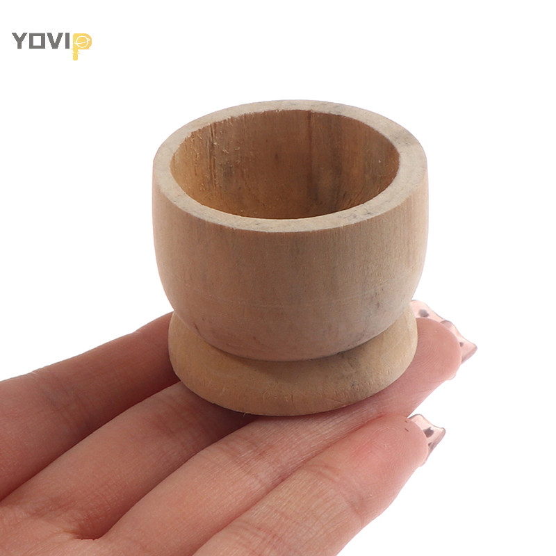 Yovip 10 Cái / bộ Uned Di Động Dụng Cụ Nhà Bếp Trứng Cốc Gỗ Bảo Quản Khay Trứng VN