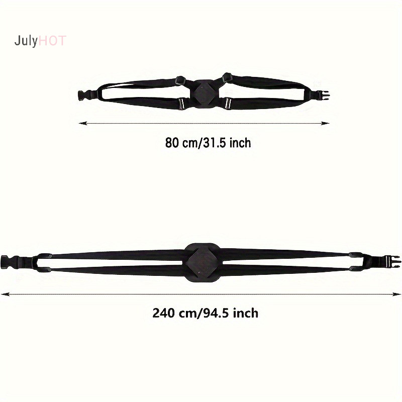 Julyhot al Cross Đóng Gói Thắt Lưng Hành Lý Vali Ràng Buộc Thắt Lưng Túi Hành Lý Cố Định Thắt Lưng Đàn Hồi Dây Massivedeals