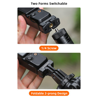 Dành Cho DJI OSMO POCKET 4 / 3 Bộ Chuyển Đổi Phát Hành Nhanh Có Thể Gập Lại Nhanh Đĩa Bỏ Túi 3 Phụ Kiện Mở Rộng