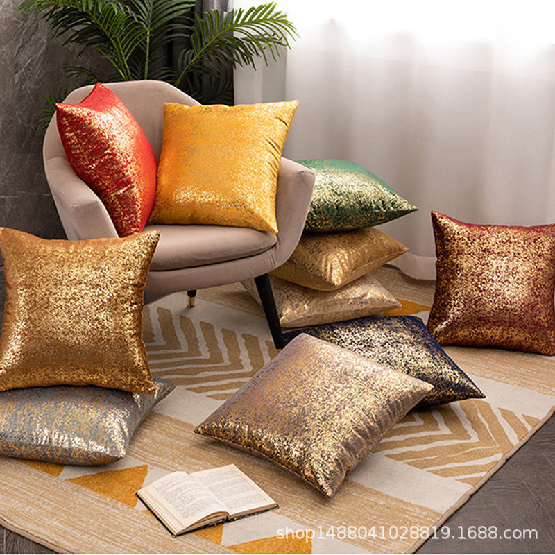 Vỏ Đệm / Vỏ Gối 45x45 / 30x50 / 50x50 / 55x55cm Chất Liệu Lông Cừu Fuli Ánh Sáng Đơn Giản Phong Cách Sang Trọng