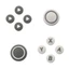 Niki 10 Cái Bộ Thumbstick Caps Nút Điều Khiển Silicon Cần Điều Khiển Grips Cover