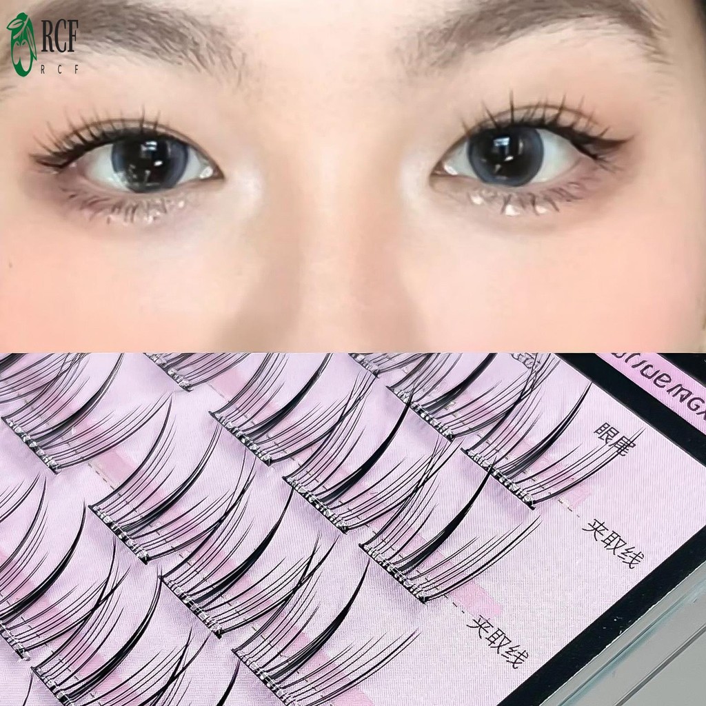 Phụ nữ nối mi Wispy Hàn Quốc Lông mi giả lâu trôi