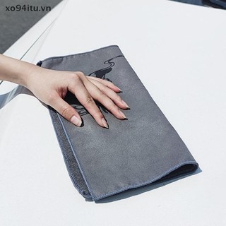 Xoitu 1 Chiếc Siêu Thấm Hút Khăn Sấy Xe Da Lộn San Hô Nhung Hai Mặt Vải Vệ Sinh Ô Tô Đa Năng Tự Động Khăn Phụ Kiện Xe Ô Tô VN