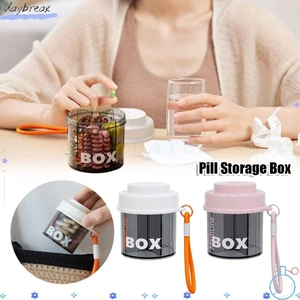 Thuốc DAYBREAK, Dây buộc có nắp Hộp đựng thuốc, Hộp đựng thuốc có thể xoay cửa sổ trực quan