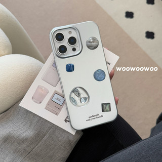 Ốp điện thoại đá quý pha lê nguyên khối đáy bạc cao cấp cho iPhone16 15 14 13 Pro Max bảo vệ camera chống sốc chống rơi cứng