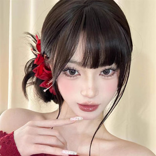 1 Chiếc Kẹp Tóc Hoa Lily Siêu Cổ Tích Cho Du Lịch, Kỳ Nghỉ, Chụp Ảnh, Không Khí