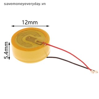 [Savemoneyeveryday] Dung lượng cao A3 có thể sạc lại 60mah CP1254 LIR1254 3.6V cho tai nghe TWS [vn]