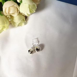 Mặt dây chuyền hợp kim chuông đôi dễ thương, phích cắm bụi điện thoại di động DIY, Charm trang trí bằng hợp kim nhôm cho vỏ lỗ điện thoại thông minh