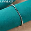 URMYLADY Bạc 925 Mịn Mịn Vòng Tay Mở Vòng Tay Cho Nữ Trang Sức Quyến Rũ Thời Trang