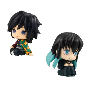 10cm Demon Slayer Anime Look Up Tomioka Giyuu Tokitou Muichirou Mô Hình Búp Bê PVC Đồ Trang Trí Phòng Trang Trí Đồ Chơi Trẻ Em