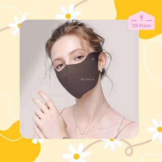 Khẩu Trang Vải Chống Tia UV UPF50+ - Chống Nắng Hiệu Quả, Che Gò Má, Công Nghệ Giữ Ẩm Da, Ngăn Ngừa Bụi