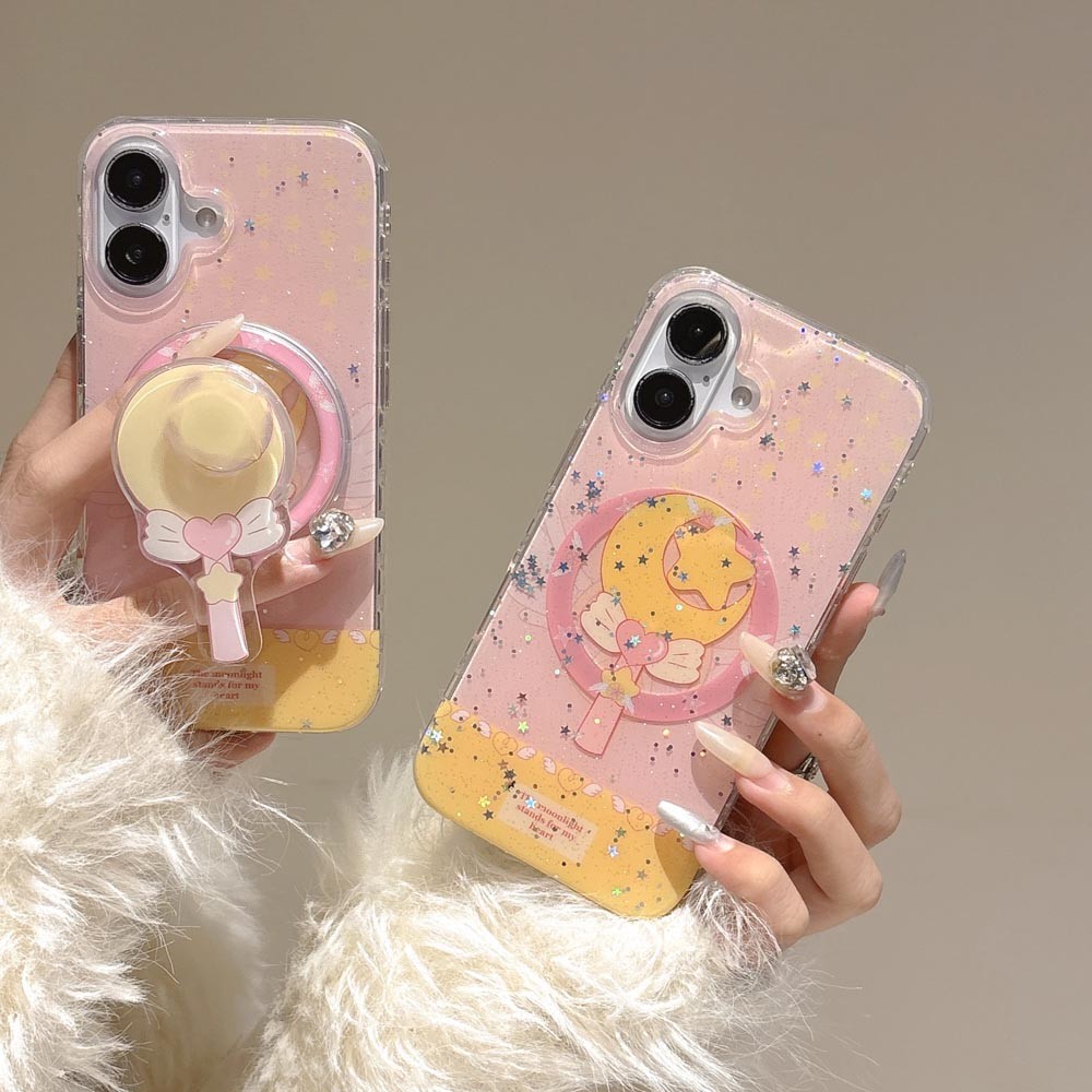 Ốp Lưng Cứng Tương Thích Với iPhone 13 13Pro 13ProMax 14 14Pro 14ProMax 15 15Pro 15ProMax 16 16Pro 16ProMax 17 17Pro 17ProMax Ốp Nam Châm Họa Tiết Sparklers