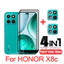 Phim Kính Cường Lực Cho HONOR X8d X8C X8 C HONORX8C 4G 2025 Bảo Vệ Màn Hình Phim Kính Mặt Sau Ống Kính Camera 2 Trong 1