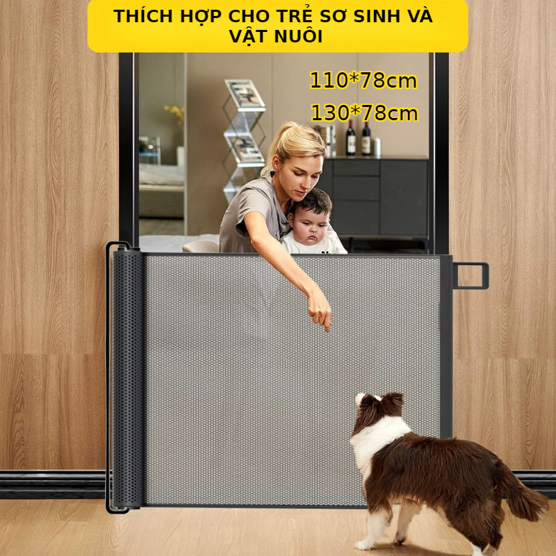 Cổng An Toàn Cầu Thang Cho Trẻ Em Có Thể Thu Vào Cho Hàng Rào Cửa Trẻ Em Cửa Em Bé