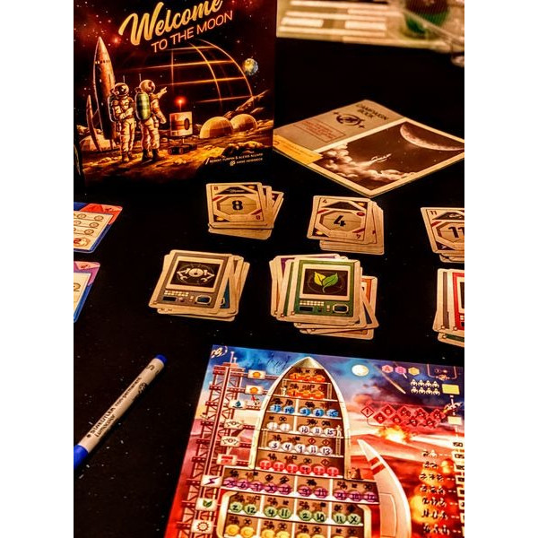 Boardgame trò chơi Welcome to the Moon - Flip and Write bản TQ Tigar