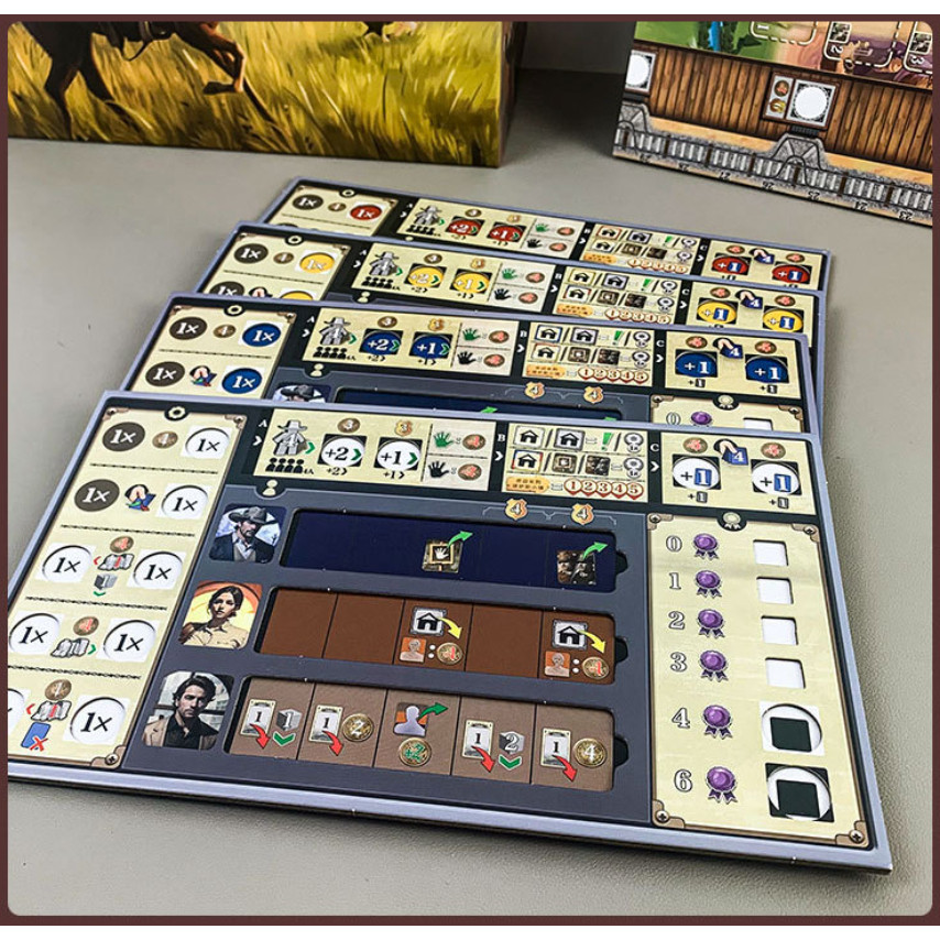 Boardgame  Great Western Trail: Second Edition bản Trung Cao Bồi Miền Viễn Tây Tigar 2S5889
