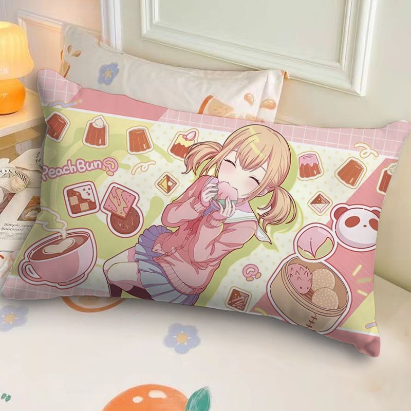 Dự án SEKAI HÌNH MÀU SẮC! Gối Anime Kagamine Twins – Đệm Sofa Phòng Ngủ Mềm – Trọn Bộ 50x30cm / 60x40cm (Vỏ Gối + Chèn)
