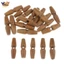 20 Chiếc Nút Chuyển Đổi Lớn Bằng Gỗ Nút Chuyển Đổi Phát Hiện Brown2 50 x 13mm