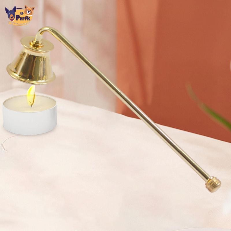 Dụng cụ dập tắt nến Perfk Nút chặn nến dài 7,7 inch Tay cầm chống trượt Wick Extinguish dành cho những người yêu thích nến Đa năng