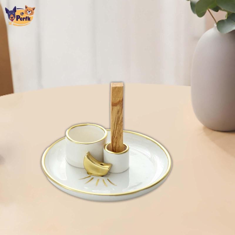 Giá đỡ Palo Santo Trang trí nội thất Bàn di động Trung tâm Sage Hương