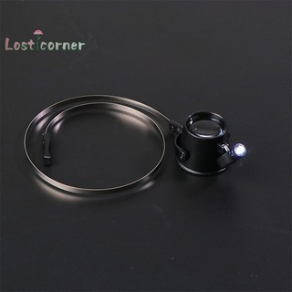 Lostcorner Gắn 15X Sửa Chữa Kính lúp Với Đèn LED Có Thể Điều Chỉnh Sửa Chữa Đồng Hồ Trang Sức Dụng Cụ Kính lúp Đồng Hồ Dụng Cụ Phụ Kiện Mới