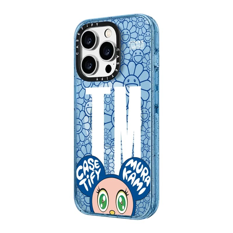 Casetify X Takashi Murakami Ốp Lưng Sierra Blue Hút Từ Tính Cứng Acrylic Ốp Lưng Cho Apple IPhone 12 13 14 15 16 Pro Max Plus Có Hộp