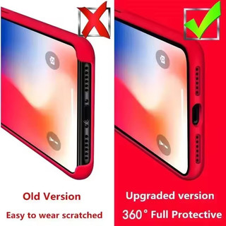Ốp Silicon Lỏng Cho iPhone 16 E 16 15 14 13 12 11 Pro Max Plus Full Logo Cover Cho iPhone 15 Plus 13 12 11 Ốp Lưng