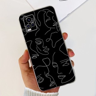 Dành Cho Vivo V20 2021 Vỏ V2040 V2043 V2025 V2024 Vỏ Mềm Khủng Long Dễ Thương Kỳ Lân Ốp lưng Cho VivoV20 V 20