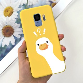 Samsung Galaxy S9 SM-G960F / S9 + SM-G965F Vỏ điện thoại hoạt hình phi hành gia khủng long mèo dễ thương SamsungS9 S 9 Plus Vỏ silicon mềm màu kẹo