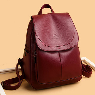 Ba Lô Nữ Da Mềm Cao Cấp Nữ Vintage Túi Đi Học Túi Du Lịch Bagpack Nữ Dung Tích Lớn Túi Đựng Sách Rucksack