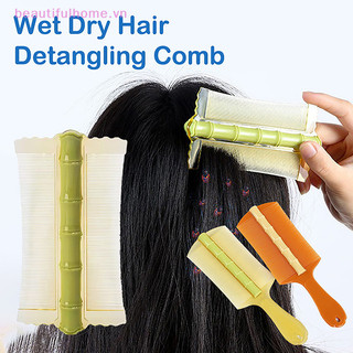 [Beautifulhome] 1 Chiếc Lược Chấy Tre Hai Mặt Siêu Dày Răng Loại Bỏ Gàu Làm Sạch Da Đầu Lược Massage Da Đầu Tẩy Lông Dụng Cụ Làm Tóc [Làm Đẹp]