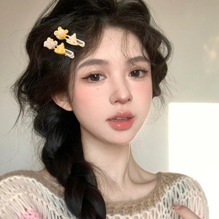 Kẹp Tóc Phô Mai - Kẹp Tóc Chuột Dễ Thương Y2K - Phim Hoạt Hình Bobby Pin - Phụ Kiện Thời Trang Bé Gái - Kẹp Tóc Dễ Thương Màu Vàng - Kẹp Chụp Barrettes - Mũ Mini - Kẹp Tóc Nổ