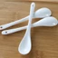 Thìa Khuấy GOJO, Thìa Tay Cầm Dài Mini Màu Trắng, Flatware Sáng Tạo Gốm Gia Vị Thìa Trà Cà Phê