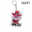 HK1 Hazbin Hotel Charlie Morningstar Vaggie Angel Dust Alastor acylic giữ chìa khóa Lucifer Morningstar Nhung móc khóa K