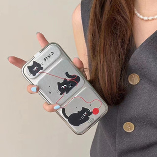 Ốp Điện Thoại Mèo Đen Dễ Thương Cho Iphone11 12promax 12 13 14 15 pro max Vỏ Mềm 14promax 15pro tpu case