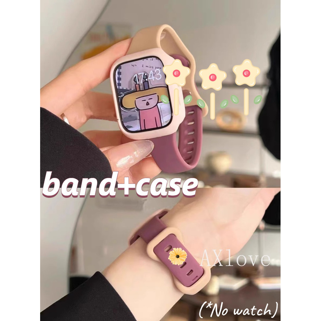 Dây đeo silicon Silm S11 cho Apple Watch Ultra 2 49mm Series 9 41mm 45mm Vòng đeo tay cho iWatch 7 8 1 2 3 4 5 6 38mm 42mm 40mm 44mm ban nhạc