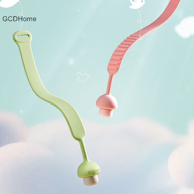 Gcdhome 1Pc Silicone Bồn Cầu Nắp Nâng Hình Nấm Vòng Nắp Tay Cầm HOT