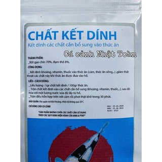 Chất kết dính Acpharno trộn thức ăn tim bò cho bể cá cảnh 50g