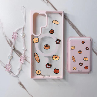 3 Vỏ Kiểu Ví Hoạt Hình Cho Samsung s22 s22plus ultra Case Girly S23 S23Plus s23fe s24 s24plus s24ultra Ốp điện thoại