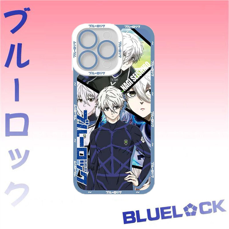 Ốp điện thoại mềm trong suốt hoạt hình Nhật Bản BLUE LOCK Nagi Seishiro cho Samsung Galaxy A54 A55 A34 A35 A52 A52S A53 A72 A73 A24 A14 A15 A25 A04 A04E M54 Vỏ Angel Eyes Cover TPU