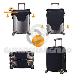 Da Báo Zebra Hành Lý Có Thể Giặt Được Vali Bảo Vệ Chống Trầy Xước Vali Phù Hợp Với Hành Lý 18-32 Inch