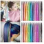 200 sợi Horaphic Sparkle Hair Tinsel Extensions Dazzles 90cm Women Hippie {VN}