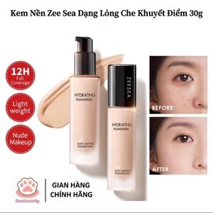 Tặng Mút- Kem Nền Zee Sea Dạng Lỏng Che Khuyết Điểm Kiềm Dầu 30g