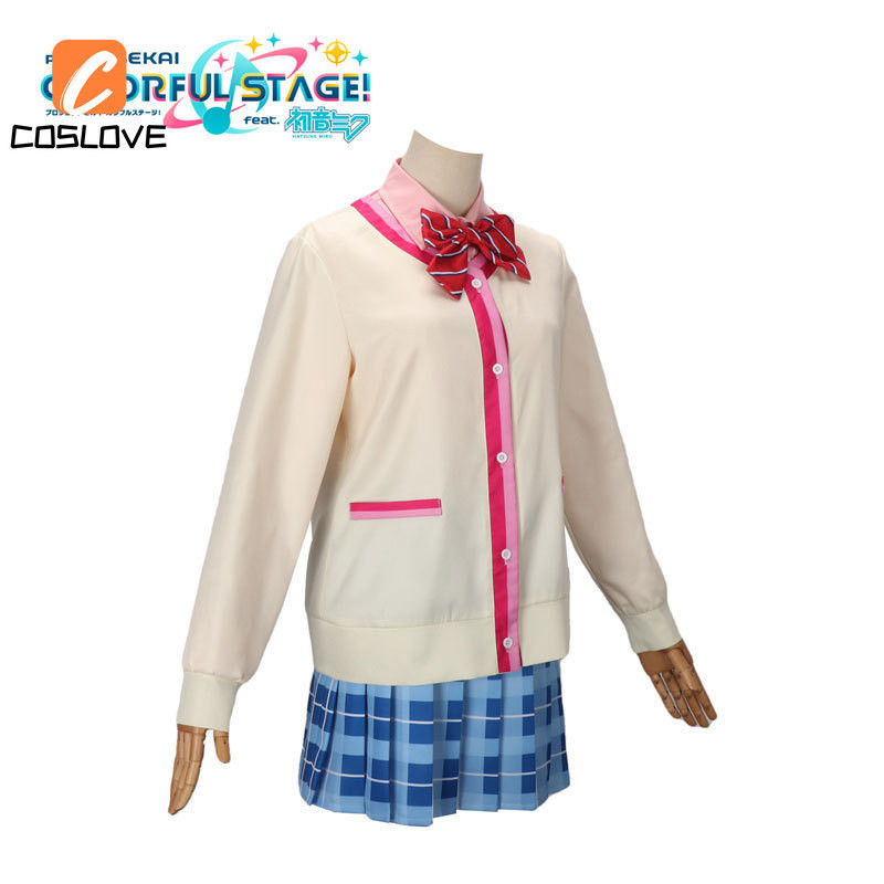 Dự Án Sekai Sân Khấu Đầy Màu Sắc Akiyama Mizuki Cosplay Quần Áo Trọn Bộ Trang Phục Phù Hợp Với Người Phụ Nữ Sân Khấu Show Đầm Cosplay Phục Hồi Hoàn Hảo